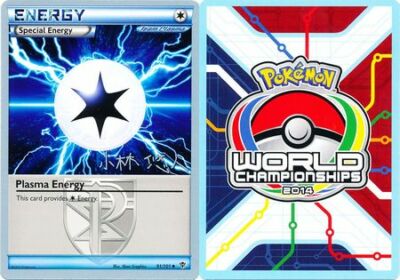 Plasma Energy 91/101 World Championship 2014 Near Mint Pokemon DNA