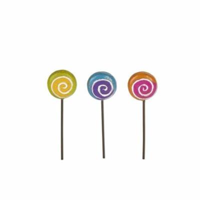 Miniature Fairy Garden Set of 3 Magical Lollipop Picks - Buy 3 Save $5
