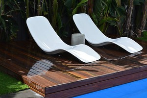 Pool sun bed,chair, banana chair, Lounge | eBay