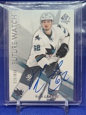 2016-17 UD SP Authentic Future Watch Kevin Labanc /999 San Jose Sharks 