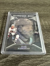 ALEX DeBRINCAT AUTO /98 ROOKIE 2017-18 UD SPX SHADOW BOX Autograph TIER 2 RC #48