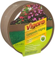 Vigoro Flexible Standard Quality Crack Resistant Composite Brown Lawn Edging Vigoro Flexible Standard Quality Crack Resistant Composite Brown Lawn Edging