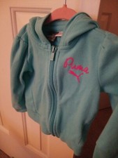 Puma Jacket Girls Blue 12 Mo
