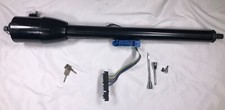 1964-1972 Chevelle 32 Black Tilt Steering Column Floor Shift With Key 9 Hole