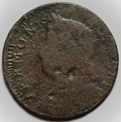 1786 Vermont Colonial Copper, Bust Left, RR-11, R4