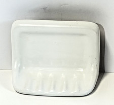 Classic Porcelain Soap Dish Wall-Mount Shower Tub Mexico 1010 TL Minimalist Vtg
