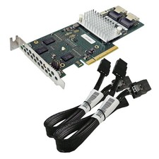 Fujitsu D2616-A12 GS 4 6Gb/s PCIe x8 Dual Port SAS RAID Controller 2x Cable FP