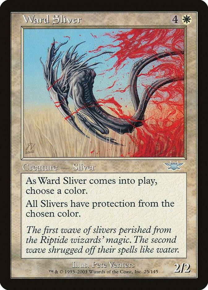 Magic the Gathering Legions Ward Sliver 25 NM