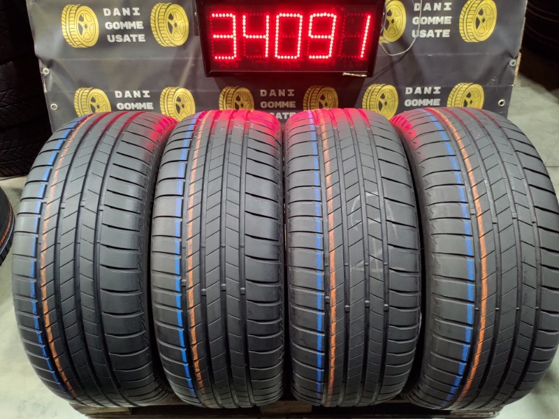 Pneumatici Estivi 4 Gomme usate 215 55 17 BRIDGESTONE Battistrada Residuo 75/85%