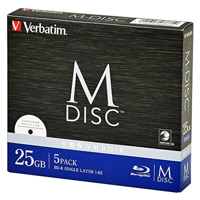 Barbatim (Verbatim) Barbatam Verbatim Long-term storage M-DISC BD-R 1-6 times