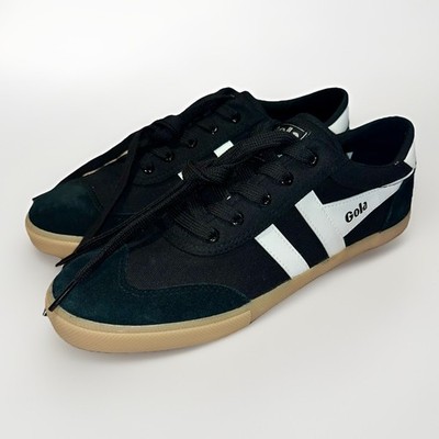Gola Badminton Mesh Sneakers | Black/Off-White/Gum | Women s Size 9.5, EU 40.5