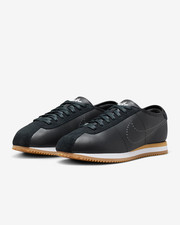 HQ1841-002 Nike Cortez Leather Black White Gum Perforated Swoosh Women's 