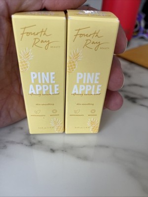 FOURTH RAY BEAUTY PINE APPLE FACE POLISH 2.1 OZ BOXED LOT OF 2