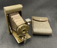 Vintage 1920s Kodak Boy Scout Bellows Camera w/ Leather Case