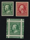 CKStamps: US Stamps Collection Scott#383 384 1c 2c Mint NH/LH OG