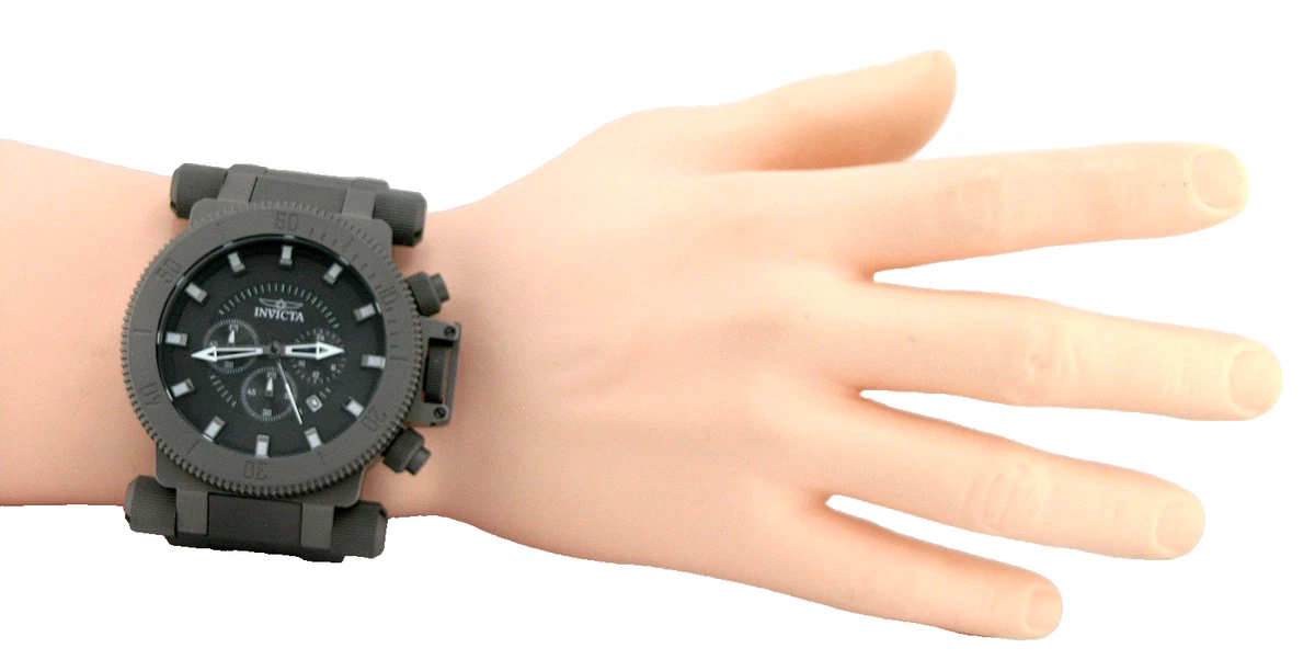 NUEVO RELOJ CRONÓGRAFO INVICTA 48221 COALITION FORCES TODO TITANIO NEGRO 51MM G