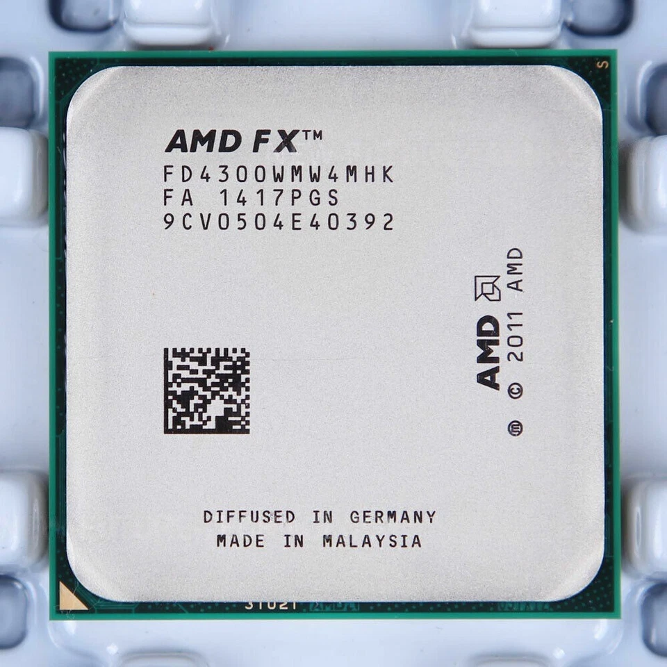 AMD FX-4300 3.6 GHz CPU Quad-Core FD4300WMW4MHK Socket AM3+ Processor - Image 2 of 2
