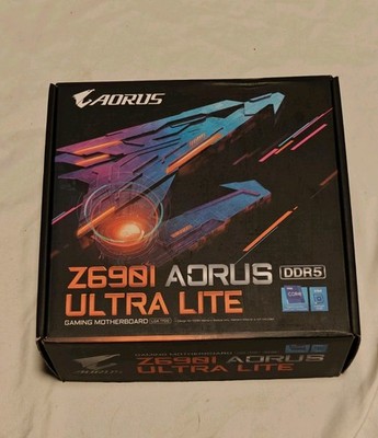 Gigabyte Z6901 AORUS Ultra Lite Motherboard LGA 1700, Intel Z690, Mini-ITX, DDR5