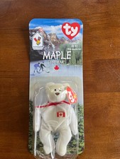 Ty McDonalds Teenie Beanie 1999 Maple The Bear, WITH ERRORS