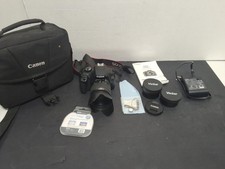 Canon EOS 1300D W/ EFS 18-55mm Lens  Charger  Battery  Converter Lens