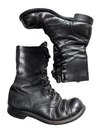 Vintage 60s Vietnam War Era Leather Jump Boots Combat Mens Sz 9.5 W Military USA