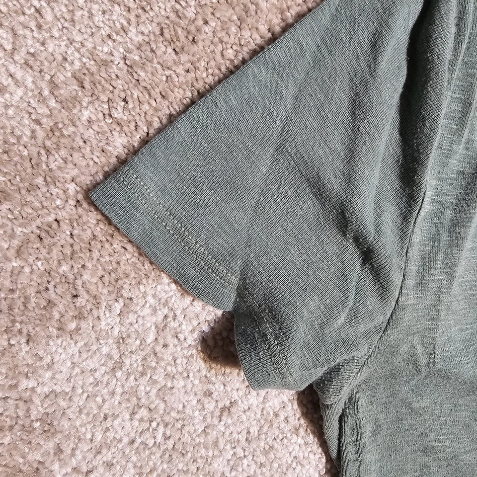 Camiseta de bebé vintage años 90 Y2k Michael Stars verde azulado en blanco para hombre XS grunge pastel EE. UU. Foto 3 de 4