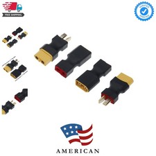 2 Pair XT60 Plug Male to Deans T Plug Female Connector XT60 Plug Female to ...