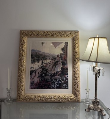 Großer Christa Kieffer - ''The First Time I Saw Paris'' wunderschön gerahmter Druck