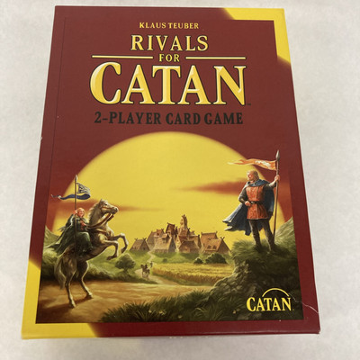 Rivals For Catan Klaus Teuber Board Card Game New Open Box 2 players 45-60 Mins
