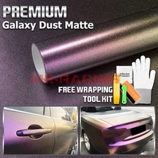 Galaxy Dust Matte Purple Bronze Metallic Sticker Decal Vinyl Wrap Sheet Film DIY