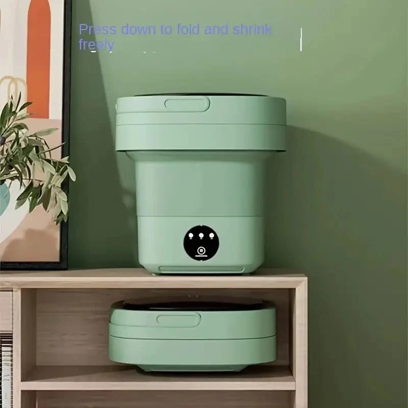 Portable 8L Mini Washing Machine Washer Dryer For Underwear And Socks - Image 2 of 4