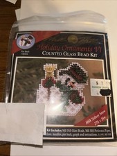 Mill Hill Holiday Ornament VI Sidney Snow Counted Glass Bead Kit 1995 Box B 5