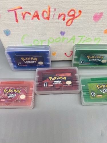 Nintendo GAME BOY ADVANCE GBA Pokémon Set of 5 English Ver. MINT+++ From Japan - Picture 6 of 24