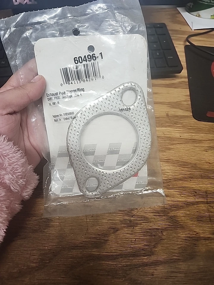 Junta de brida de tubo de escape Fel Pro 60496 1 nuevo de stock para Jeep Mitsubishi - Swanky Barn Foto 2 de 4