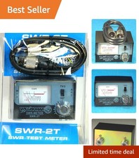 Accurate SWR Meter with 3' Coax Jumper - Ideal for CB Radio Antennas