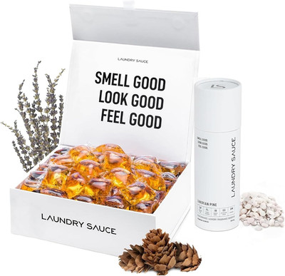 - Luxury Scented Laundry Detergent Pods & Scent Booster Bundle (Siberian Pine),