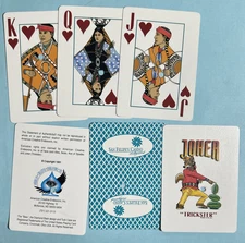 San Felipe NM Native American Casino Deck,Jumbo Tech Art BEE Aqua punched Ret'03