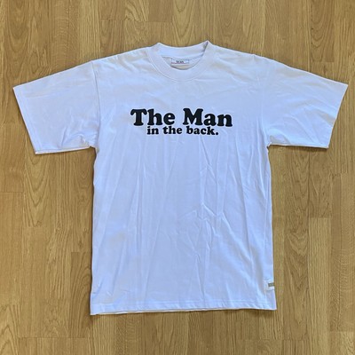 GCDS The Man In The Back White T-Shirt Mens Medium Graphic Tee Italy Calza