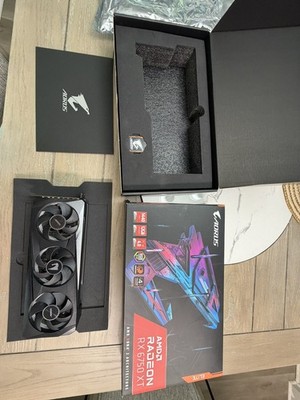 RX 6750 XT AORUS Elite 12GB   Clean   With Box   Works Perfect