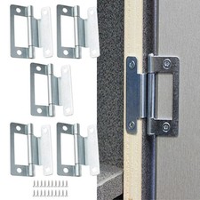2/5/10Pcs Steel Cranked Flush Hinge Cupboard Door For Any Camping Home/Utility