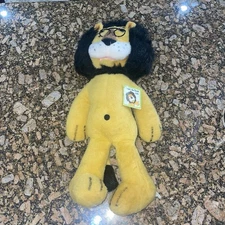 VINTAGE 1971 Animal Fair Hubert The Lion Stuffed Plush W/Tag Booklet