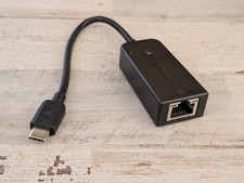 Cable Matters 201013 USB 3.1 Type C to RJ45 Ethernet Adapter Black