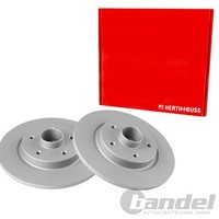 2X Herth+Buss 274Mm Bremsscheiben Hinten Passend FüR Mercedes Citan Nissan NV250