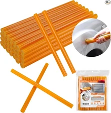 32 Pcs Dent Repair Glue Sticks, 0.43” Dia x 8” Long Yellow Hot  Yellow 32