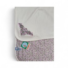 NWT VTG 2001 Gymboree Purple Floral Baby Blanket