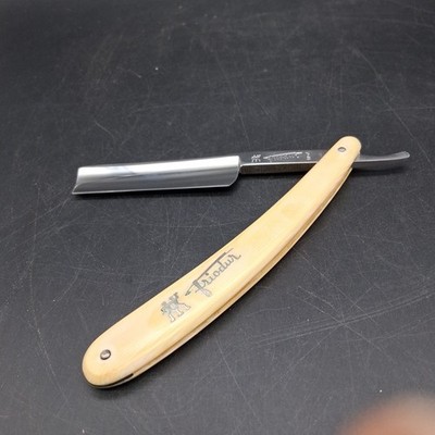 ♥️Doble Temple ♥️フィラーモニカ レザー剃刀 13 Vintage J.A. Henckels Friodur INOX 17 Straight Razor Solingen