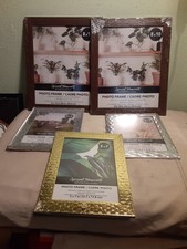 5 New Picture Frames-2 8 x 10's--3 5 x 7's--Plastic-