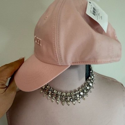Coach NWT Light Pink Embroidered Logo Baseball Cap O/S | eBay display picture 1