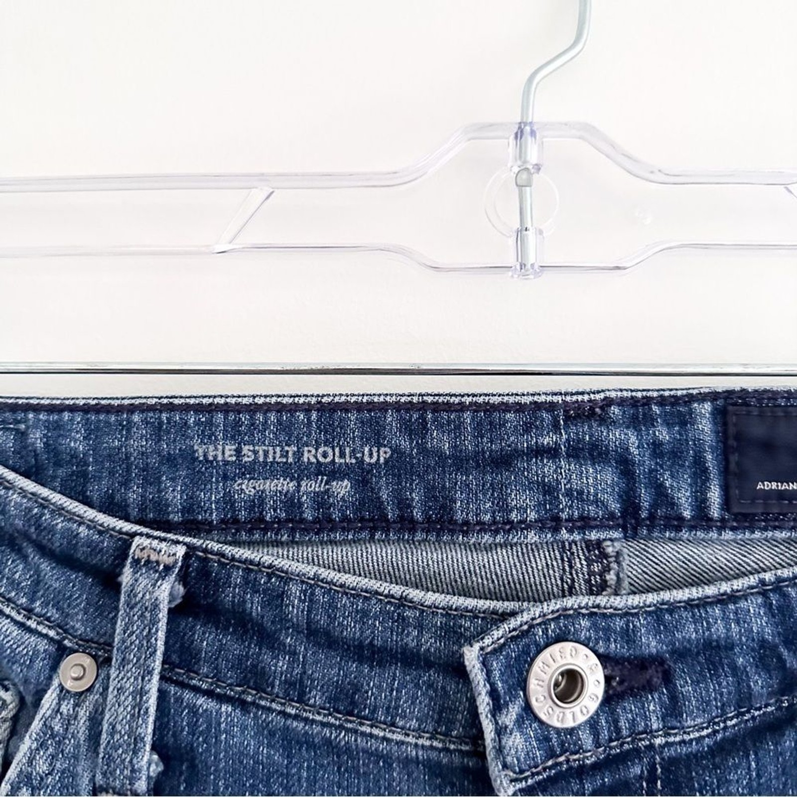 AG The Stilt Roll Up Cigarette Leg Crop Cuff Jeans Women's Size 31 thumbnail 5