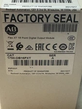 Factory Seal AB 1794-OB16PXT Ser A Flex XT 16 Point Digital Output Module 